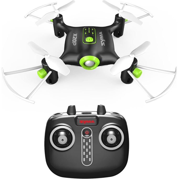 Syma RC Mini Drone X20P Black Auto Hovering Headless Mode Flips 4 CH Remote Control Quadcopter