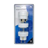 Jackson Pta6663m Outbound Slim Travel Adapter Pack - Us   Uk   Europe