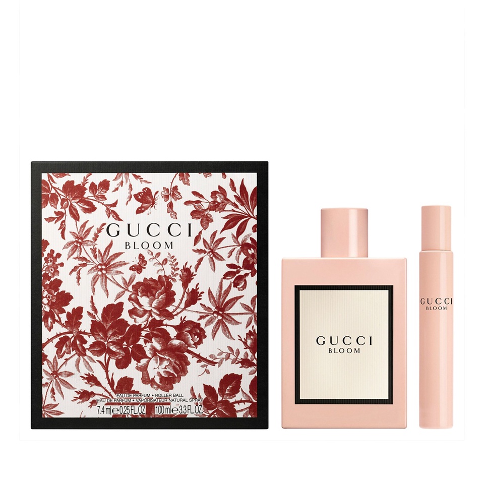 Gucci Women s 2 Piece Bloom Eau De Parfum Roller Ball Gift Set