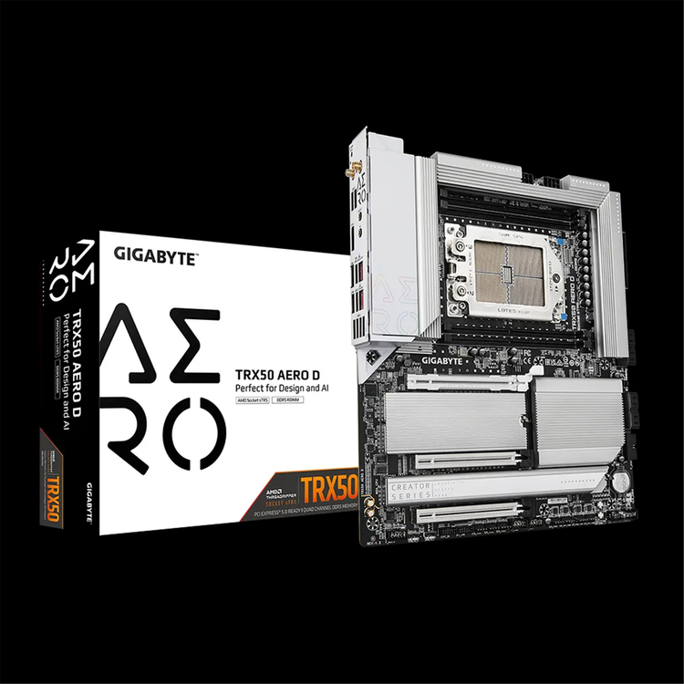 Gigabyte TRX50 AERO D For AMD Threadripper 7000 / Pro 7000 Series CPUs ...