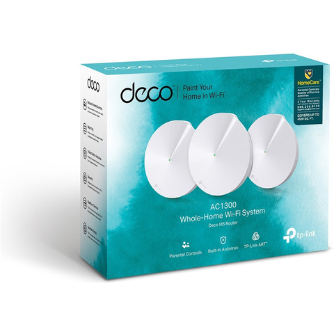 TP-Link Deco M5 Whole-Home Mesh Wi-Fi System - 3 Pack, | TP Link