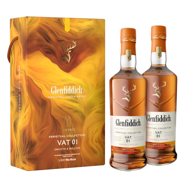 Glenfiddich Perpetual Collection - VAT 01 Whisky Twin Pack 2X1L