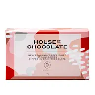 House Of Chocolate Freeze Dried Strawberries Dark Chocolate 100g